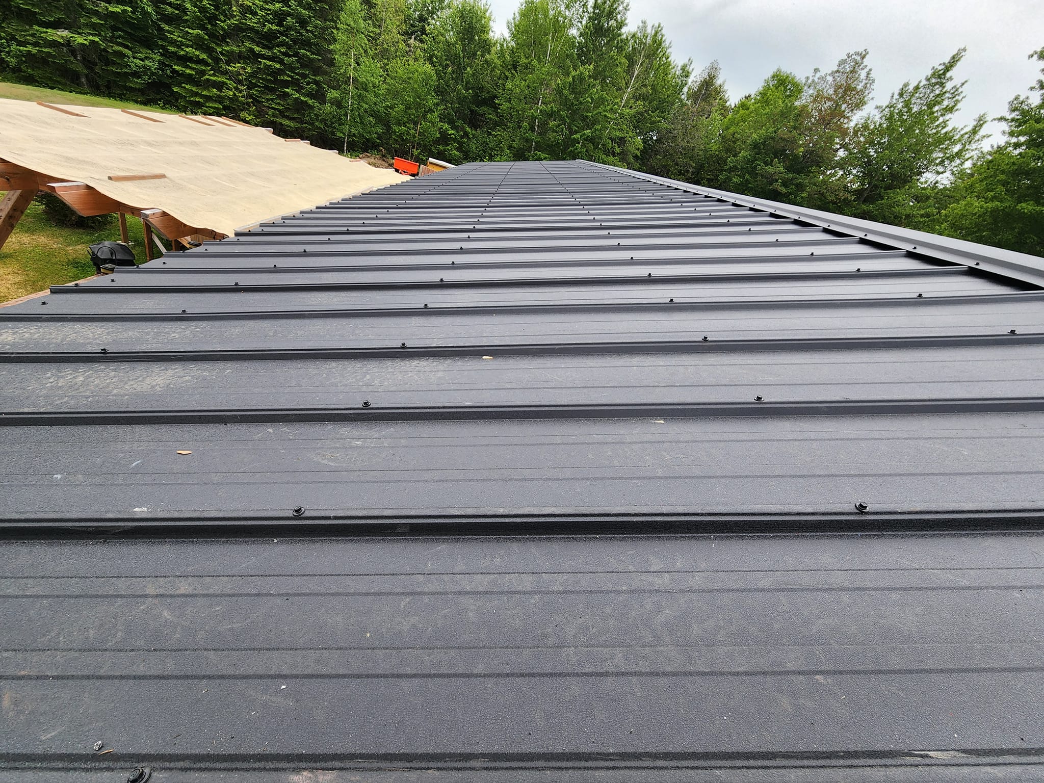 Completed roofing project